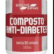 COMPOSTO ANTI-DIABETES - 60 CÁPS - 500 MG