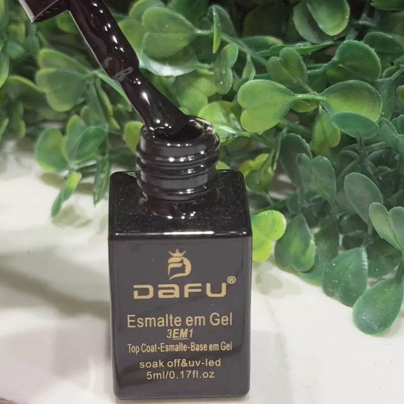 Esmalte Dafu 3 Em 1 - N•012 Preto