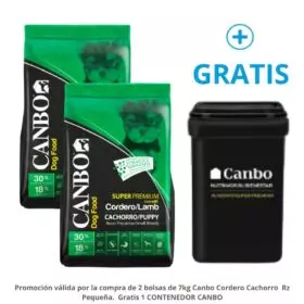 2 CANBO Cachorro Rz. PQ + Contenedor