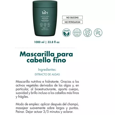 Mascarilla para cabello fino