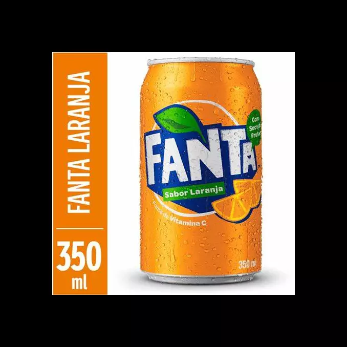 fanta laranja 350 ml