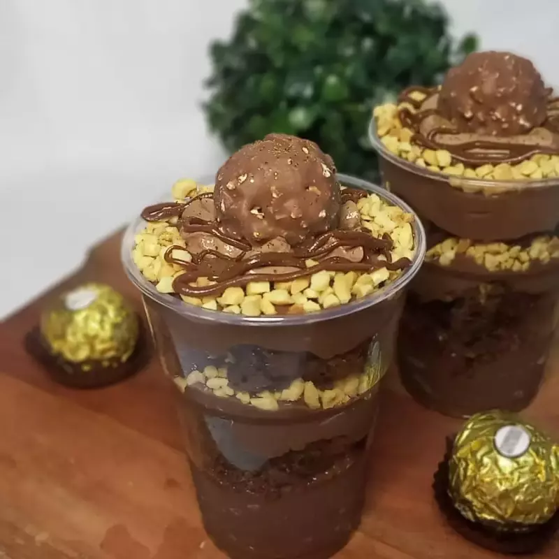 Copão brownie Ferrero rocher