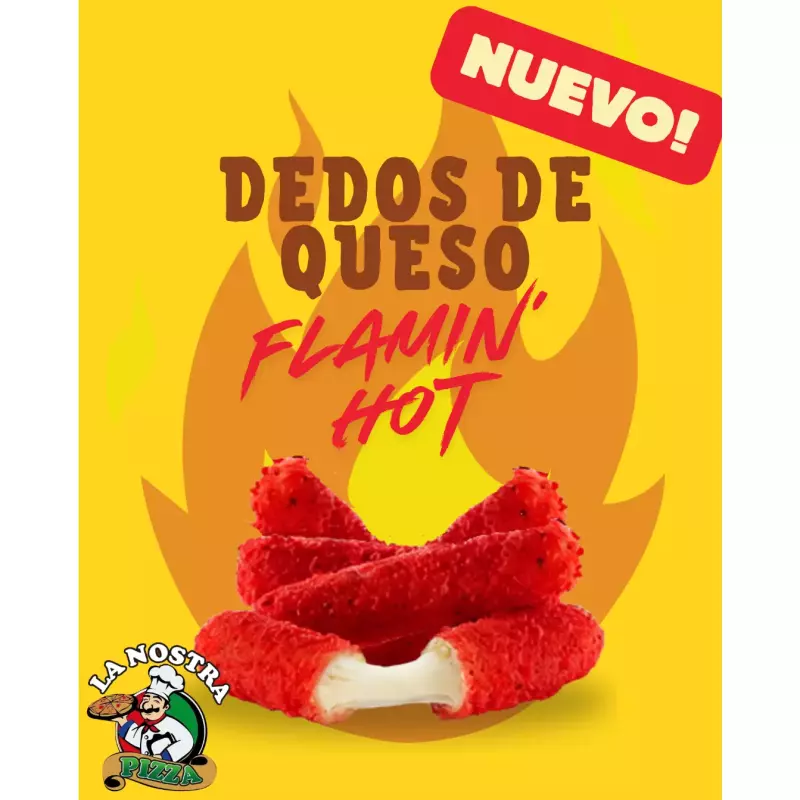 Dedos de queso flaming hot