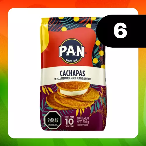 Medio Bulto Pan Harina Cachapa 500g