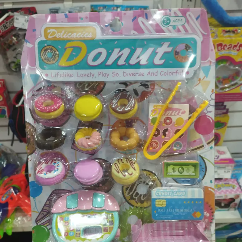 Set de compras tienda de donas
