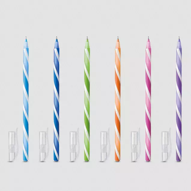 Caneta Esf.Wave - Colorida Bazze 1.0