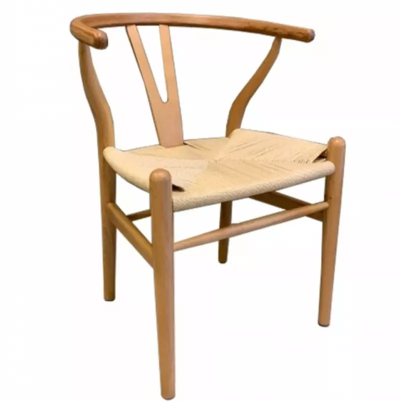 Silla Wishbone madera maciza