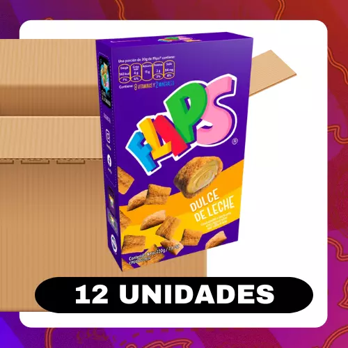 Docena Flips Cereal Dulce Leche 220g