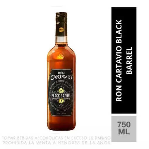 CARTAVIO BLACK BARREL 3 AÑOS 750 ML