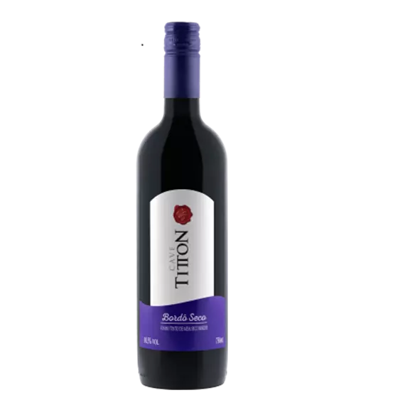 Vinho Tinto Titton bordo Seco 750ml