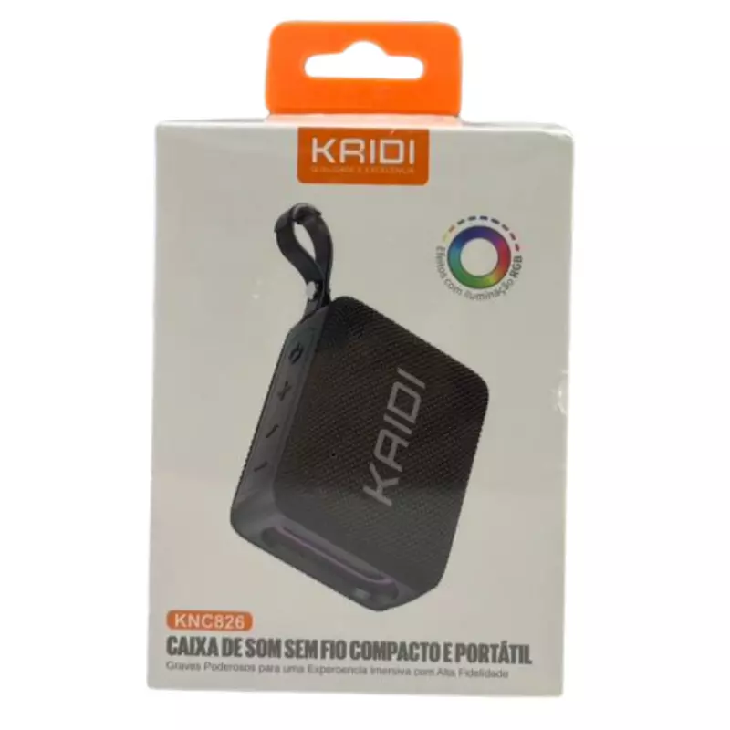 CAIXA DE SOM KAIDI RGB KNC826