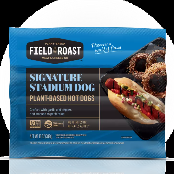 Stadium dog Field Roast