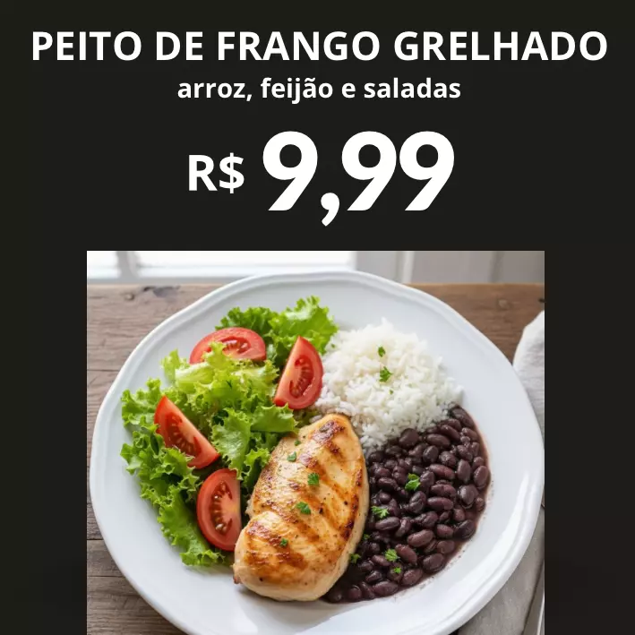 Peito de Frango Grelhado N°1 BLACK