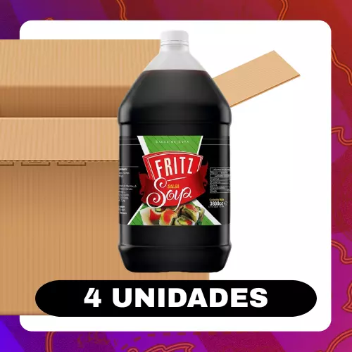 Bulto Fritz Salsa Soya 3600cc