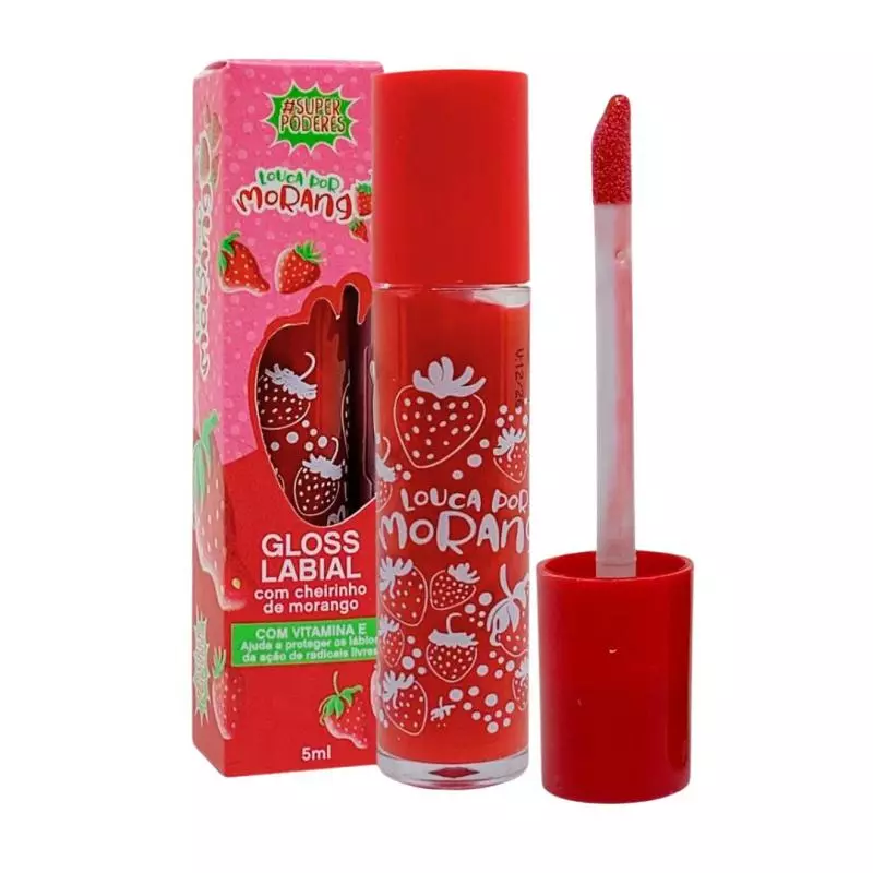 Gloss Labial Louca por Morango 5ml