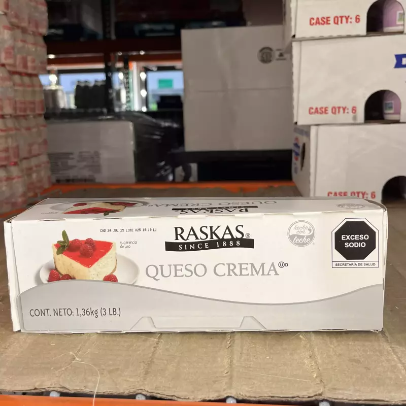 Queso Crema Raskas 1.36 kg