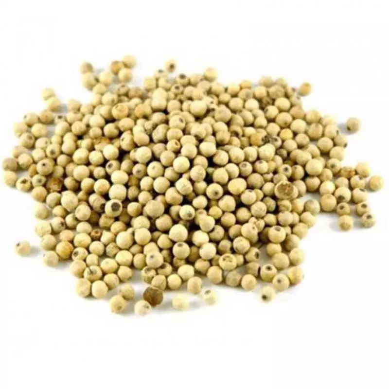 Pimenta branca em grãos