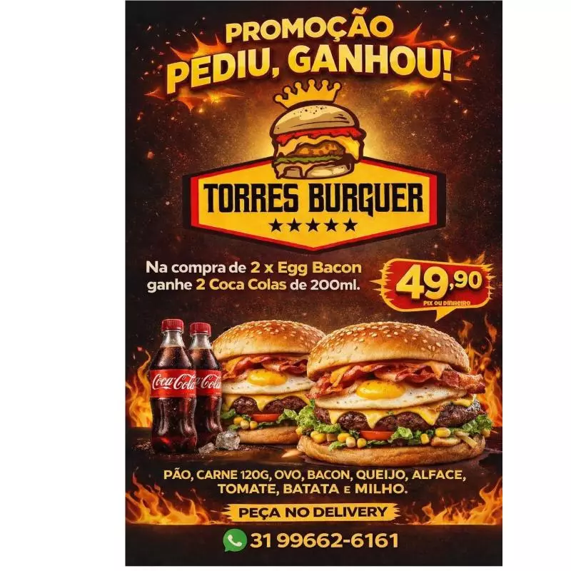 2 X EGG BACON + 2 Coca -Cola 200 ml