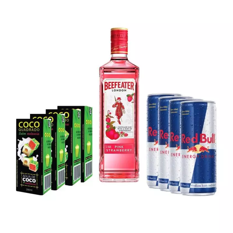 Beefeater Pink + Red Bull