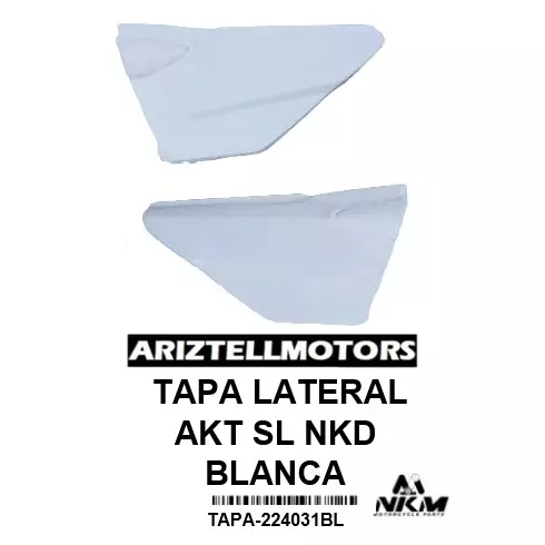 TAPA LATERAL AKT SL NKD BLANCA