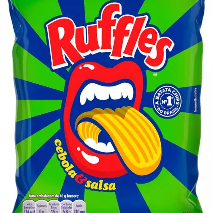 Ruffles de cebola e salsa 40g