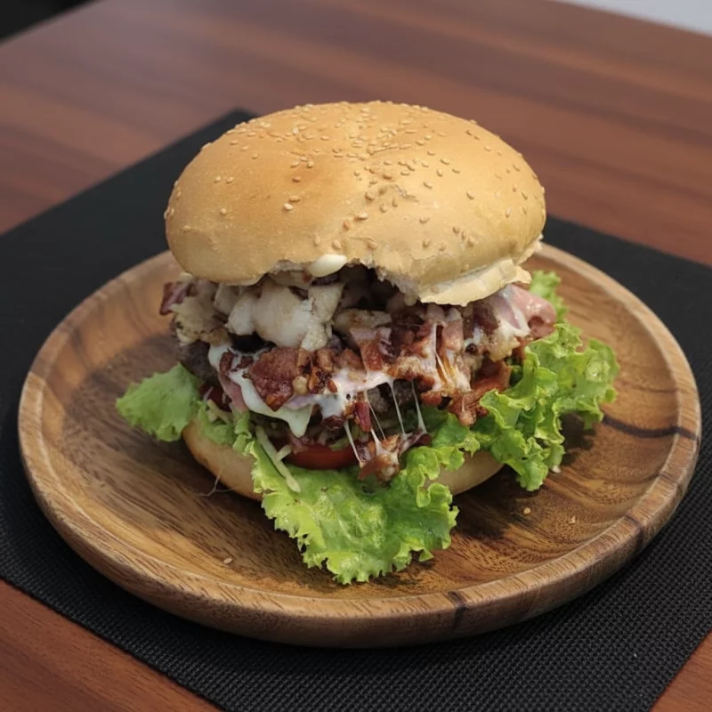 X-Frango Bacon+ batata chips