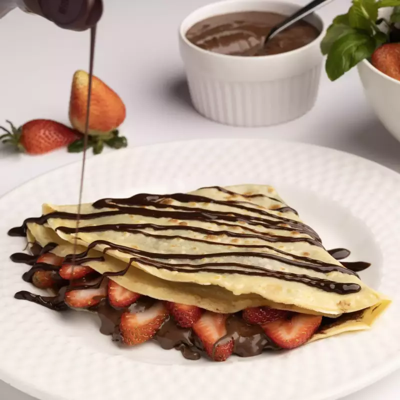Crepa de nutella  y fresa