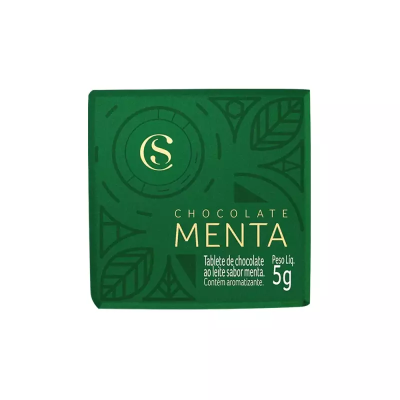 Tablete ao Leite e Menta 5g