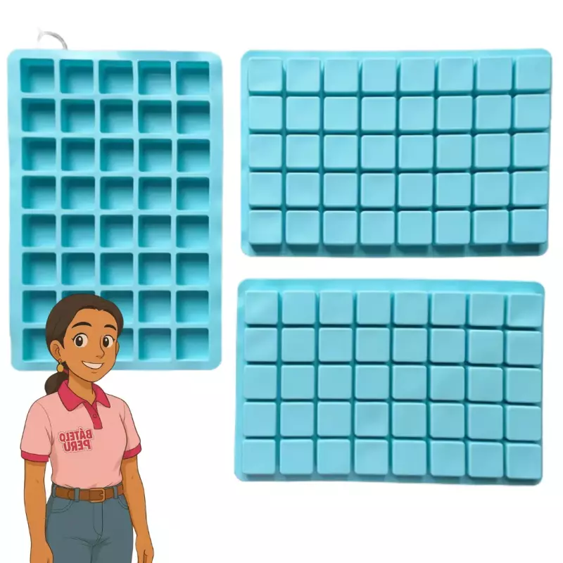 SILIC. CHOCO CUADRADAS X40CAV