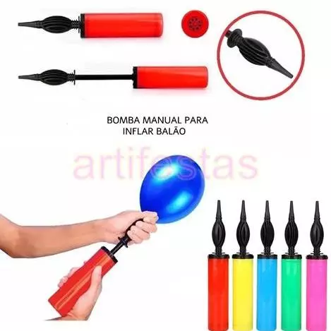 BOMBA P/BALÃO METALICO UN