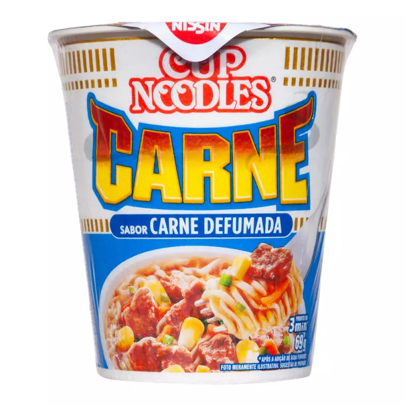 Cup Noodles Carne Defumada 69G