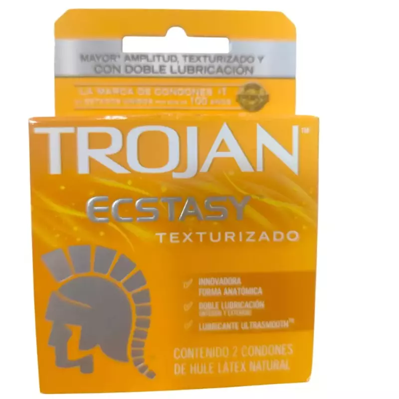 Preservativo Trojan ecstasy texturiz