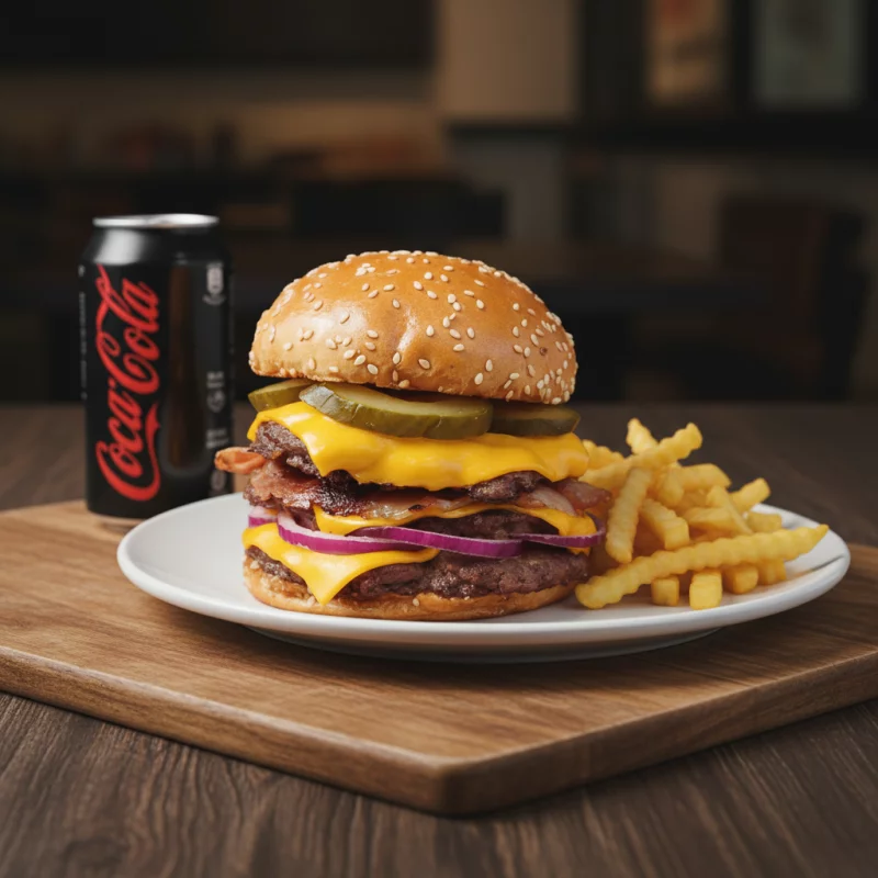 Promo Individual Triple Burger