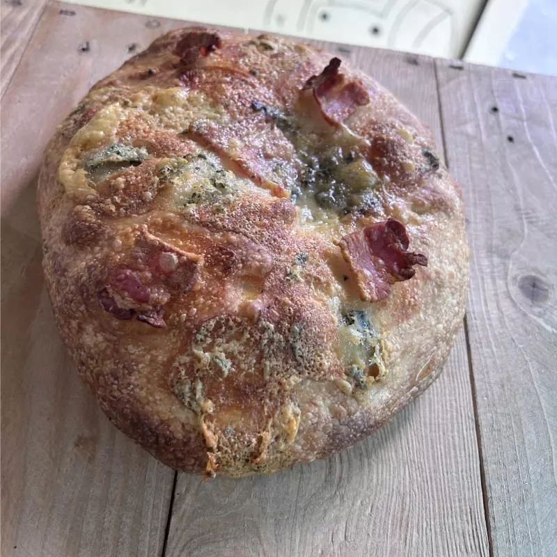 Bacon com gorgonzola