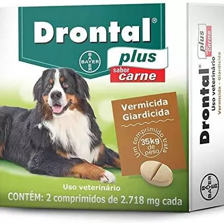 Vermífugo Drontal Plus 2 comprimidos