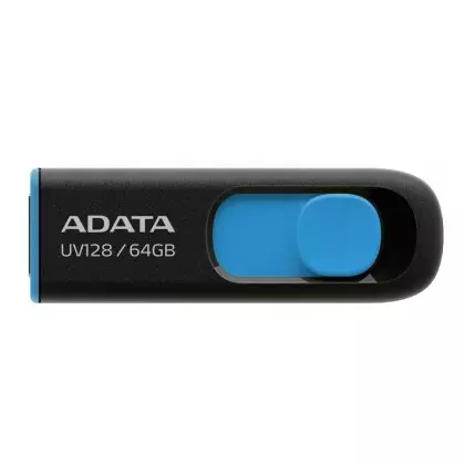 Memoria USB ADATA UV128, Negro, 64 G