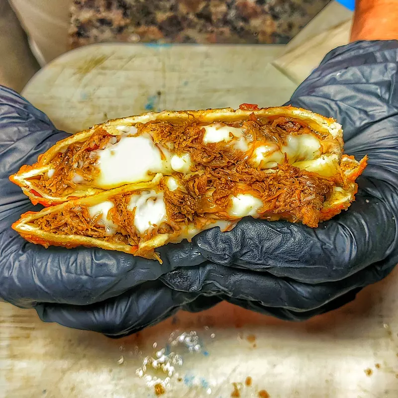 Pastel de Cupim com Catupiry