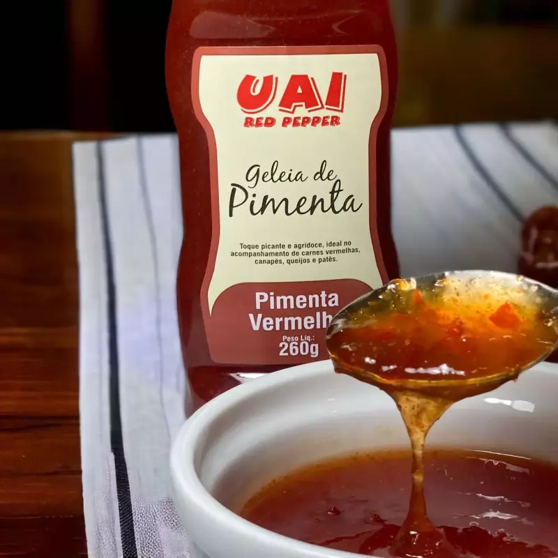 Geleia de pimenta vermelha