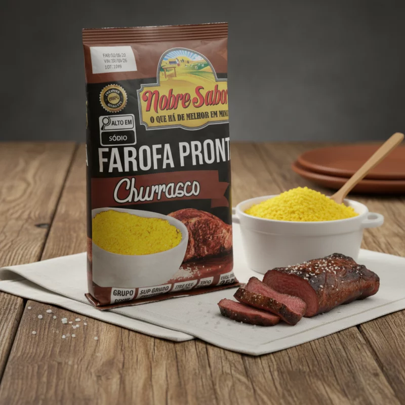 Farofa Churrasco Nobre Sabor