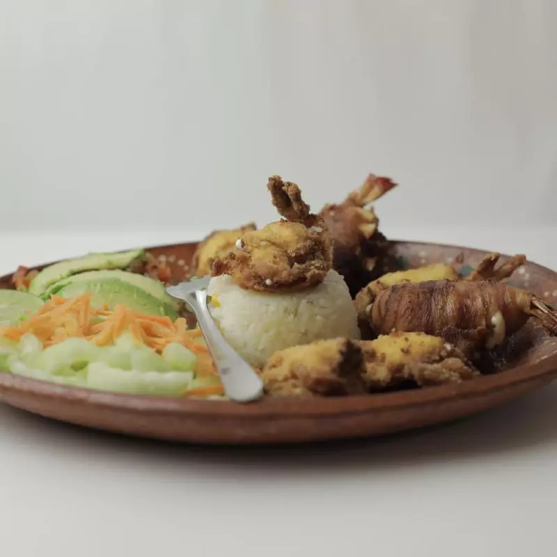 Camarones empanizados
