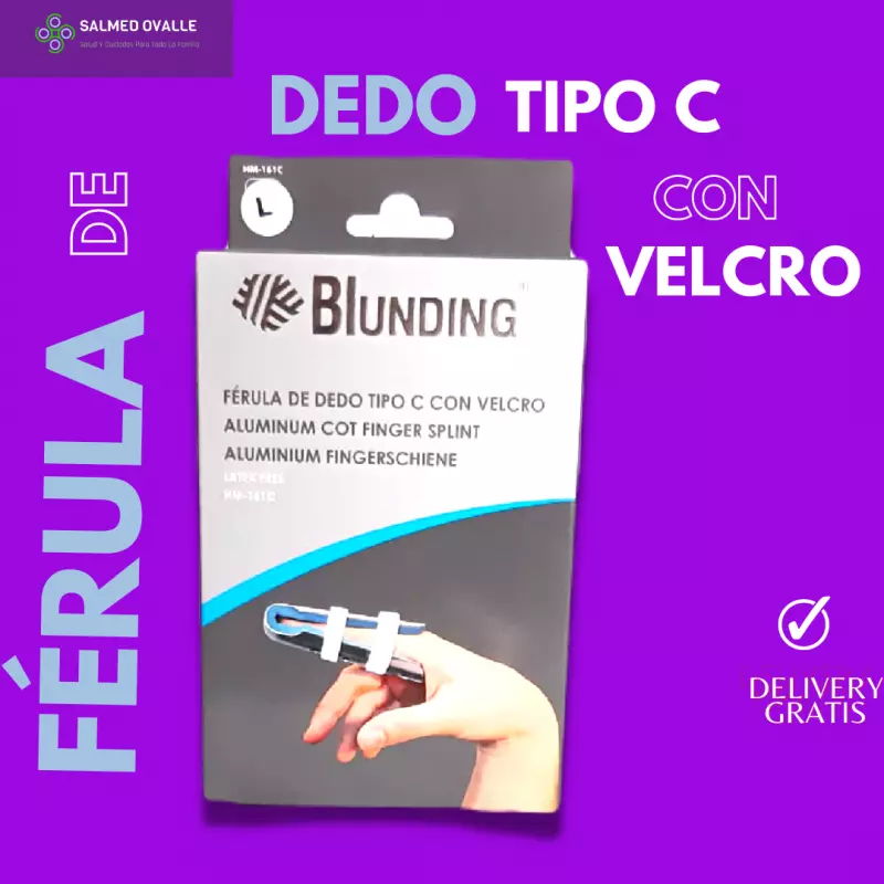 FERULA TIPO C CON VELCRO