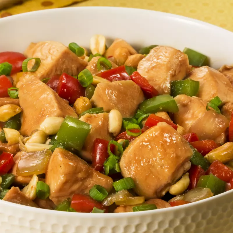 Frango Xadrez sem arroz