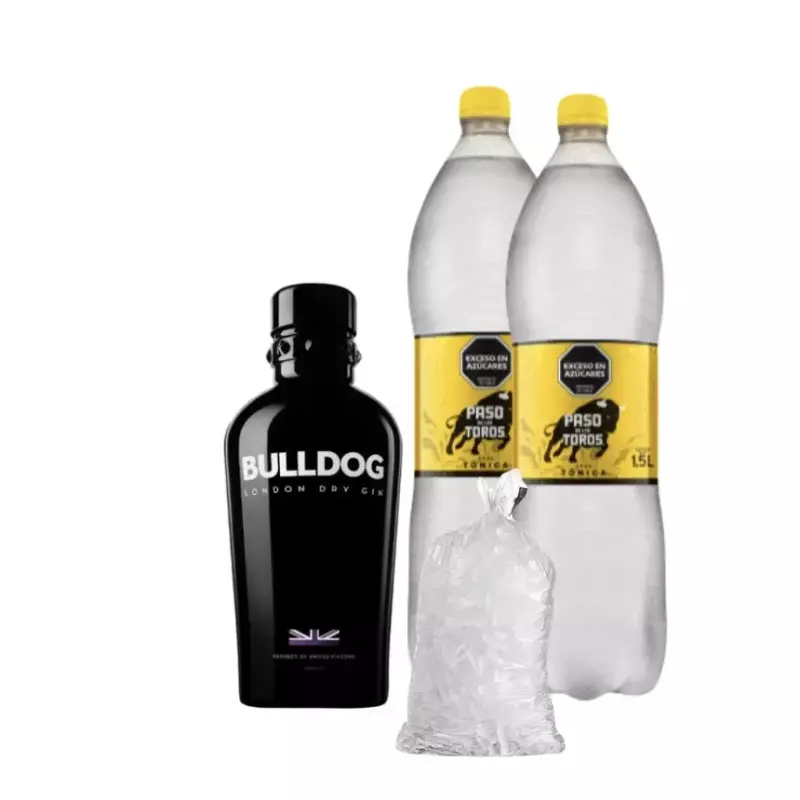 Combo bulldog + 2 paso + rolito