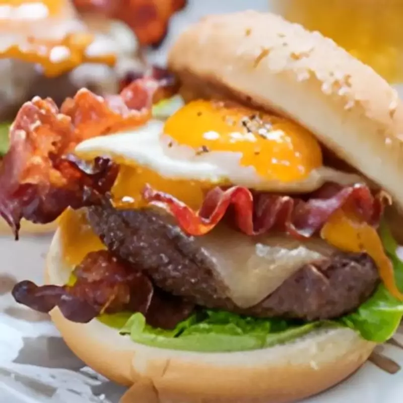 HAMBURGUESA SPACE + papas fritas