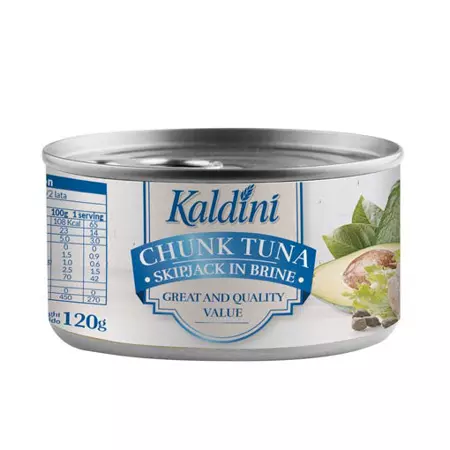 Atún en agua y sal  Kaldini 140gr