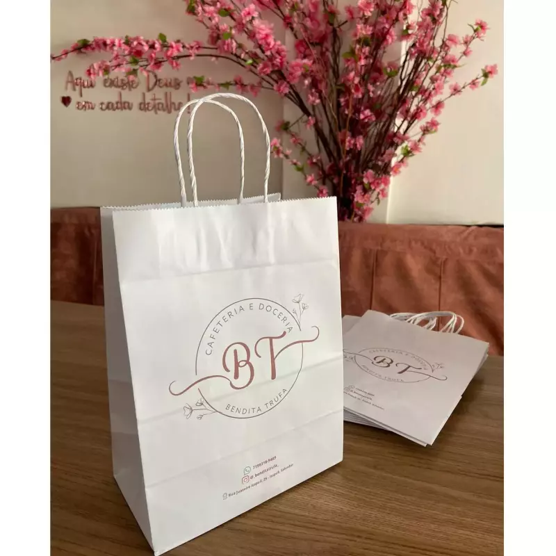 Sacola personalizada da loja