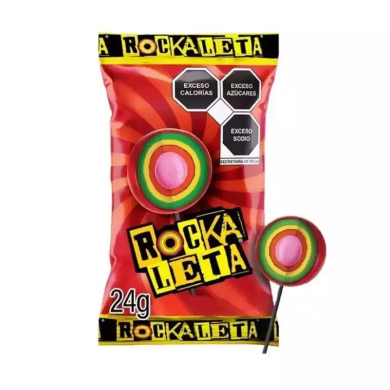 Rockaleta chupeta por unidad