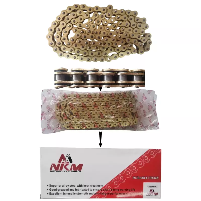 CADENA 520HOX120 REFORZADA ORING DOR