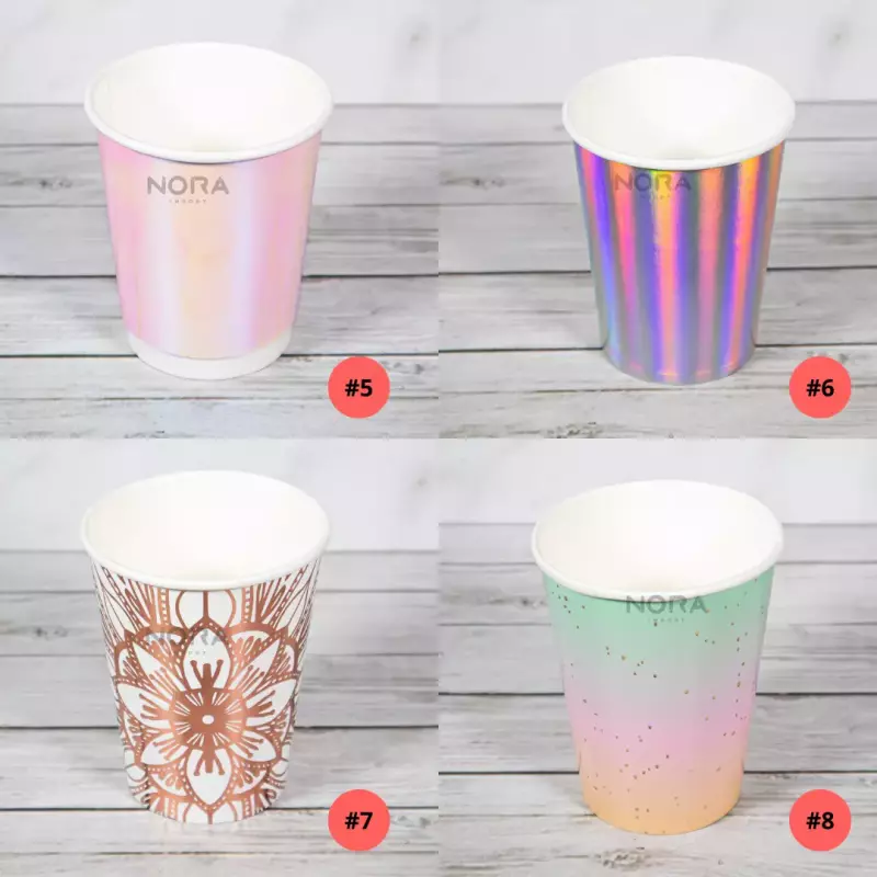 Vaso para fiesta con diseño 8 und