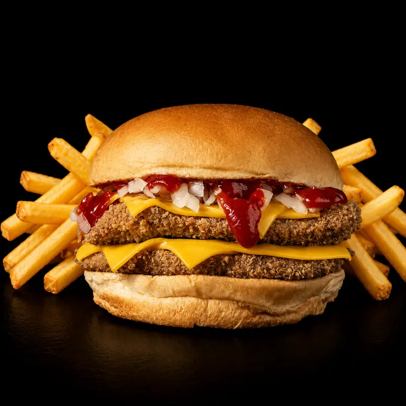 Milaburger Royal + Papas Fritas